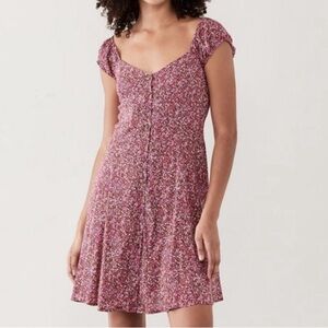 ROLLA’S Pink Floral Mini Dress